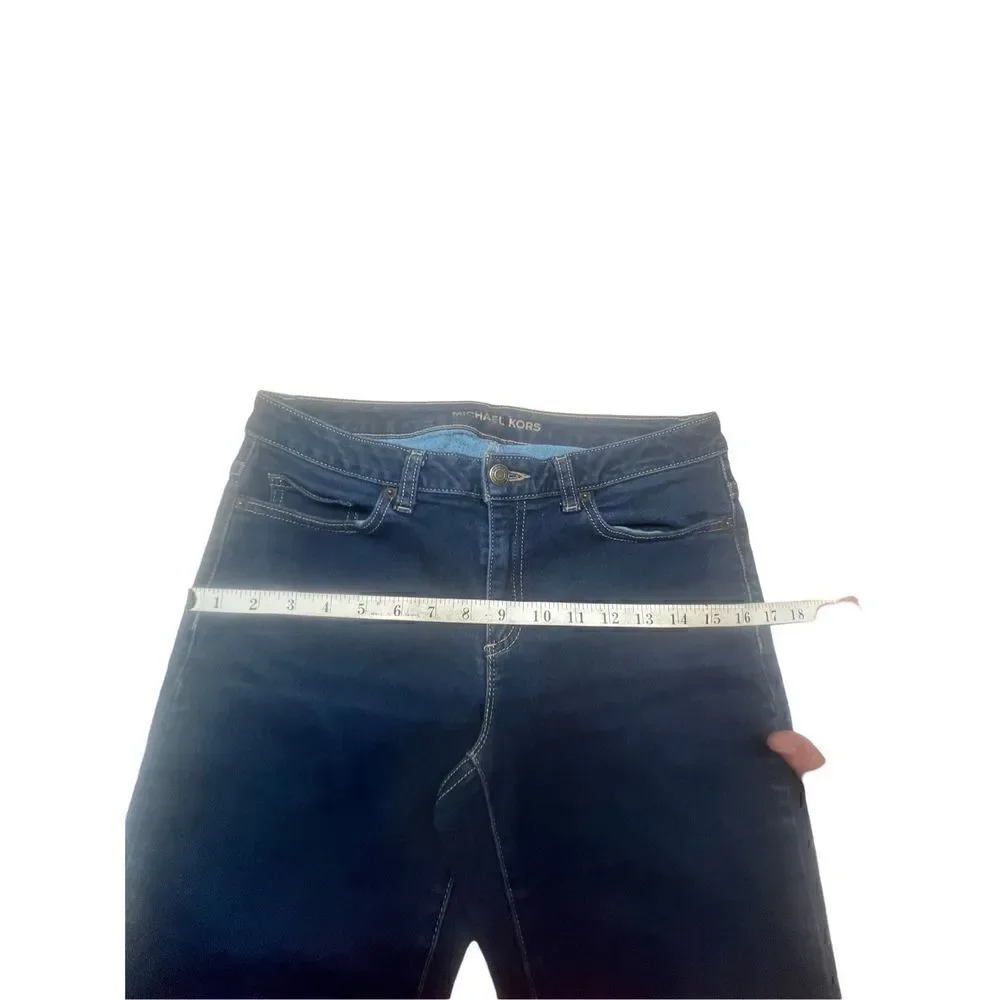 Michael Kors Womans Izzy Cropped Skinny Jeans Sz 4